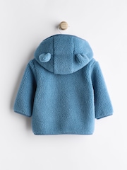 Blue Baby Borg Hooded Fleece Jacket (0mths-2yrs) - Image 2 of 6