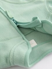 Sage Green Baby Micro Fleece Jacket (0mths-2yrs) - Image 6 of 6