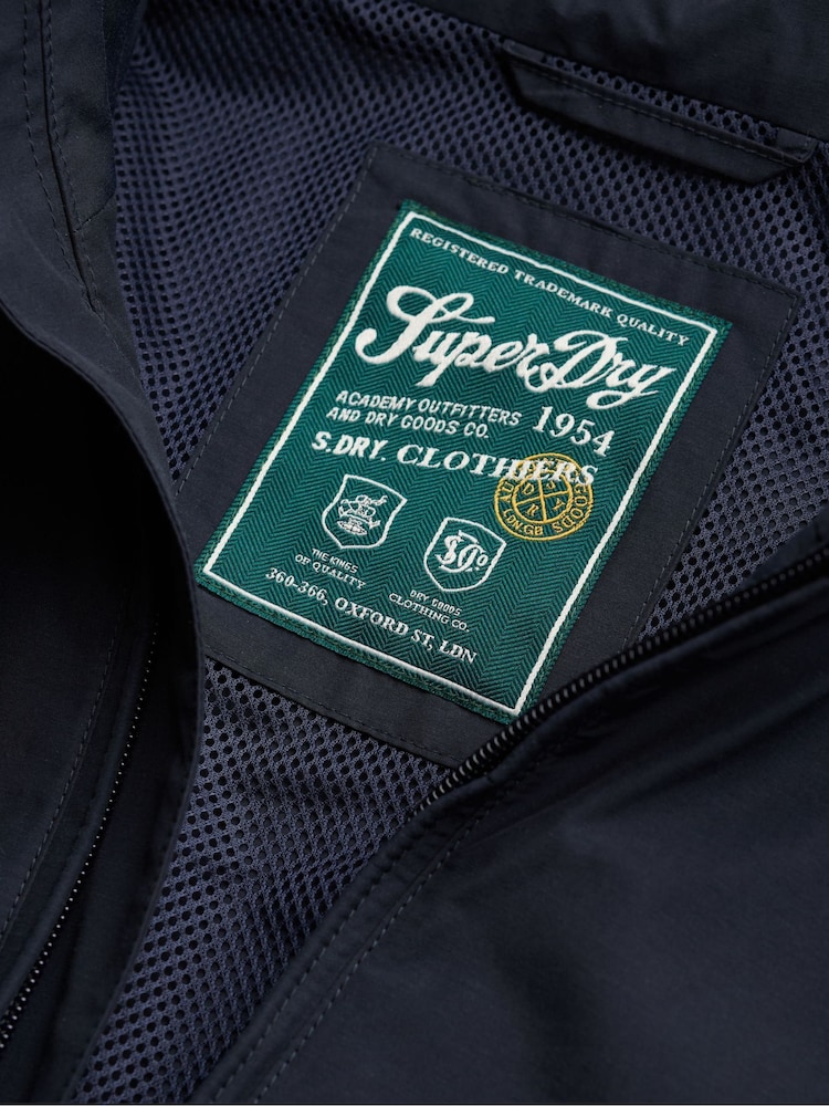 SUPERDRY Blue Flyweight Sports Jacket - Image 7 of 7 SUPERDRY Blue Flyweight Sports Jacket - Image 7 of 7