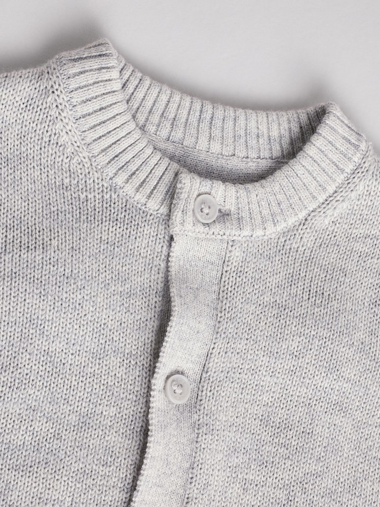 Grey Bear 100% Cotton Cardigan (0mths-2yrs) - Image 4 of 7