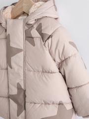 Neutral Star Baby Puffer Coat (0mths-2yrs) - Image 3 of 7