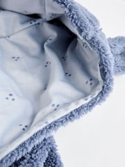 Navy Baby Cosy Fleece Jacket with 3d Ears (0mths-2yrs) - Image 11 of 12