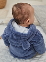 Navy Baby Cosy Fleece Jacket with 3d Ears (0mths-2yrs) - Image 4 of 12