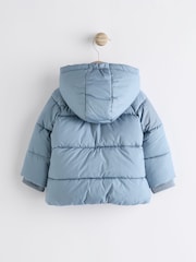 Blue Baby Puffer Coat (0mths-2yrs) - Image 2 of 7