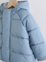 Blue Baby Puffer Coat (0mths-2yrs) - Image 3 of 7