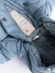 Blue Baby Puffer Coat (0mths-2yrs) - Image 5 of 7