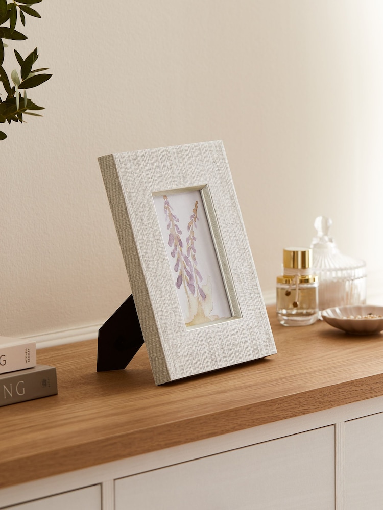 Natural Linen Effect Photo Frame - Image 1 of 5