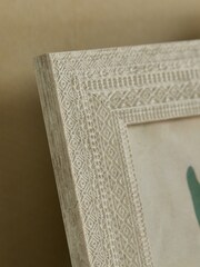 Cream Distressed Pattern Photo Frame - Image 2 of 5