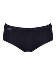Sloggi Basic+ Midi Black Knickers 3 Pack - Image 6 of 11
