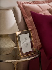 Gold N. Premium Metal Floating Photo Frame - Image 1 of 4