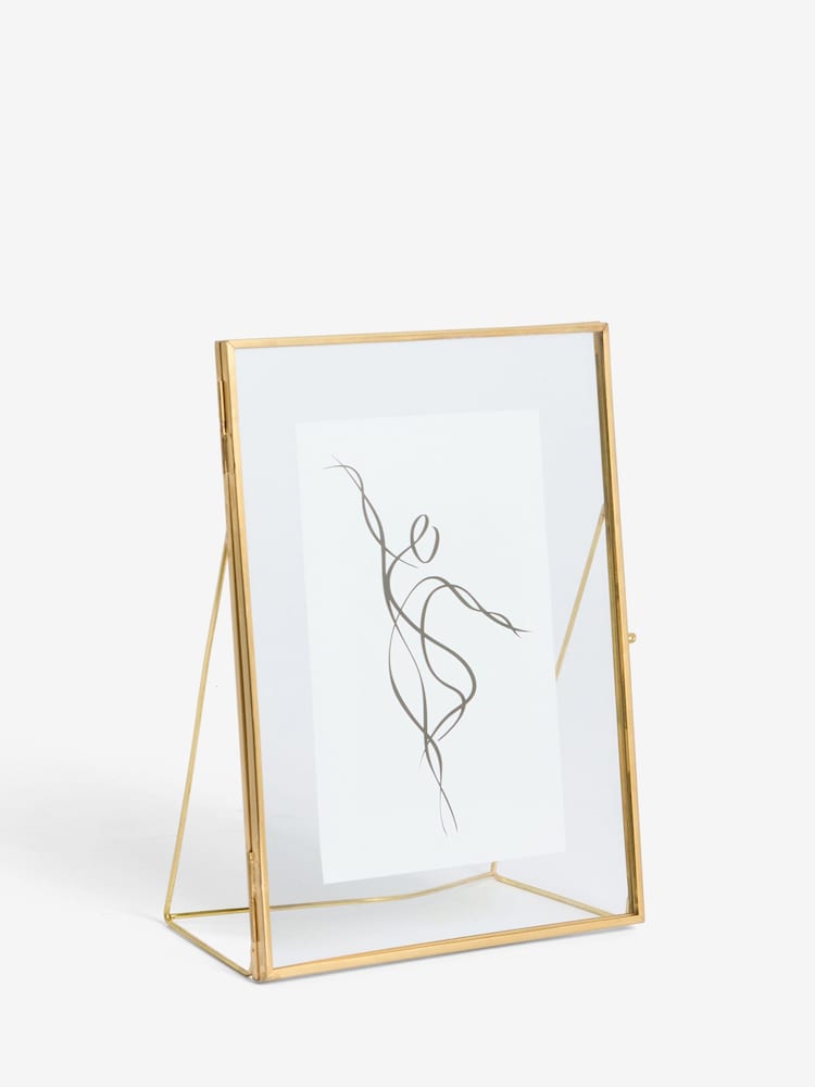 Gold N. Premium Metal Floating Photo Frame - Image 4 of 4