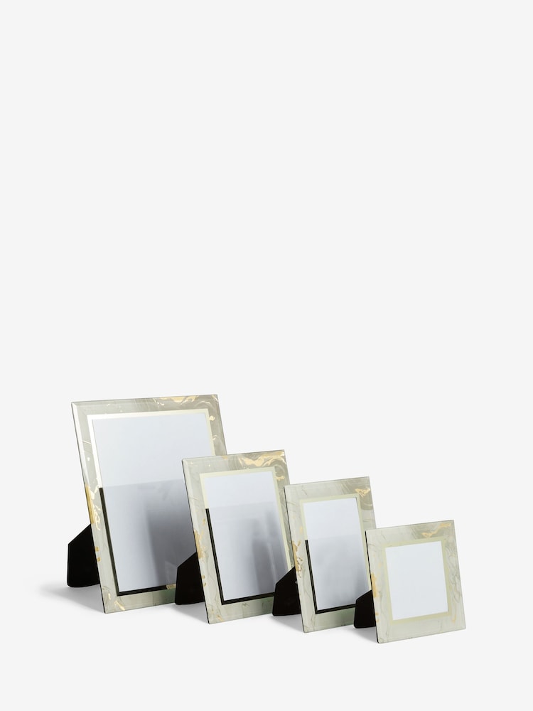 Gold Marble Glass Photo Frame - Image 4 of 5