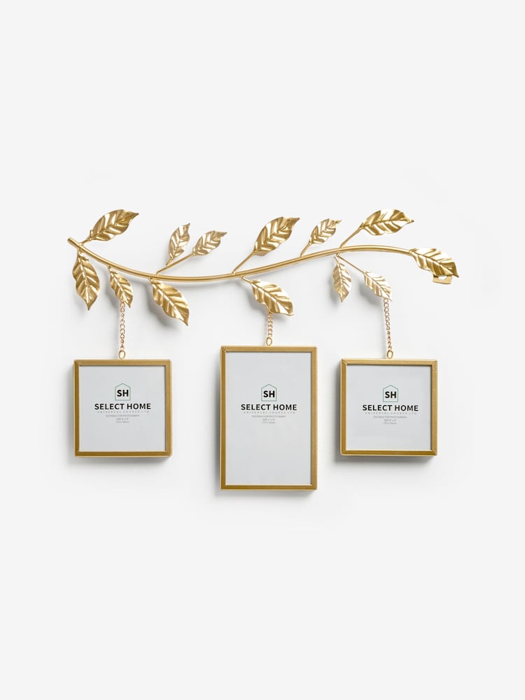 Gold Leaf Decorative Collage Photo Frame - Image 4 of 5