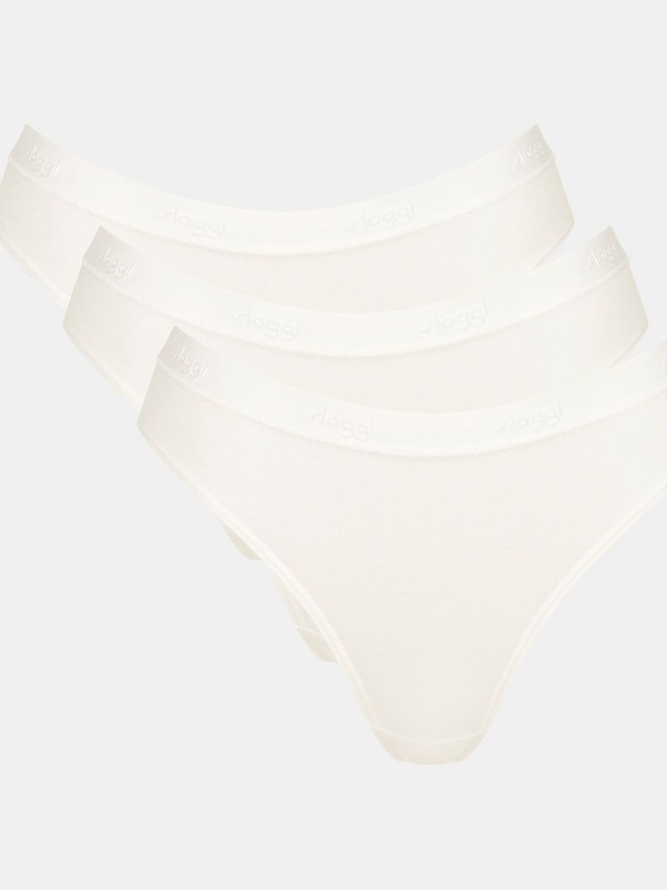 Sloggi GO Casual High Leg Knickers 3 Pack - Image 1 of 6