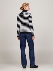 Tommy Hilfiger Blue Cable Knit Sweater - Image 2 of 5