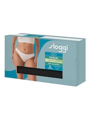 Sloggi GO Casual High Leg Knickers 3 Pack - Image 5 of 5