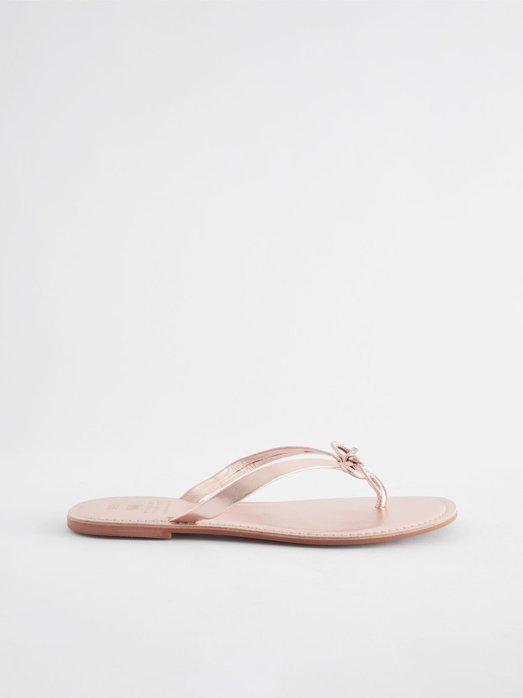 Rdeče zlato - Usnjene japonke s pentljo Forever Comfort® - Slika 2 iz 8 Rdeče zlato - Usnjene japonke s pentljo Forever Comfort® - Slika 2 iz 8