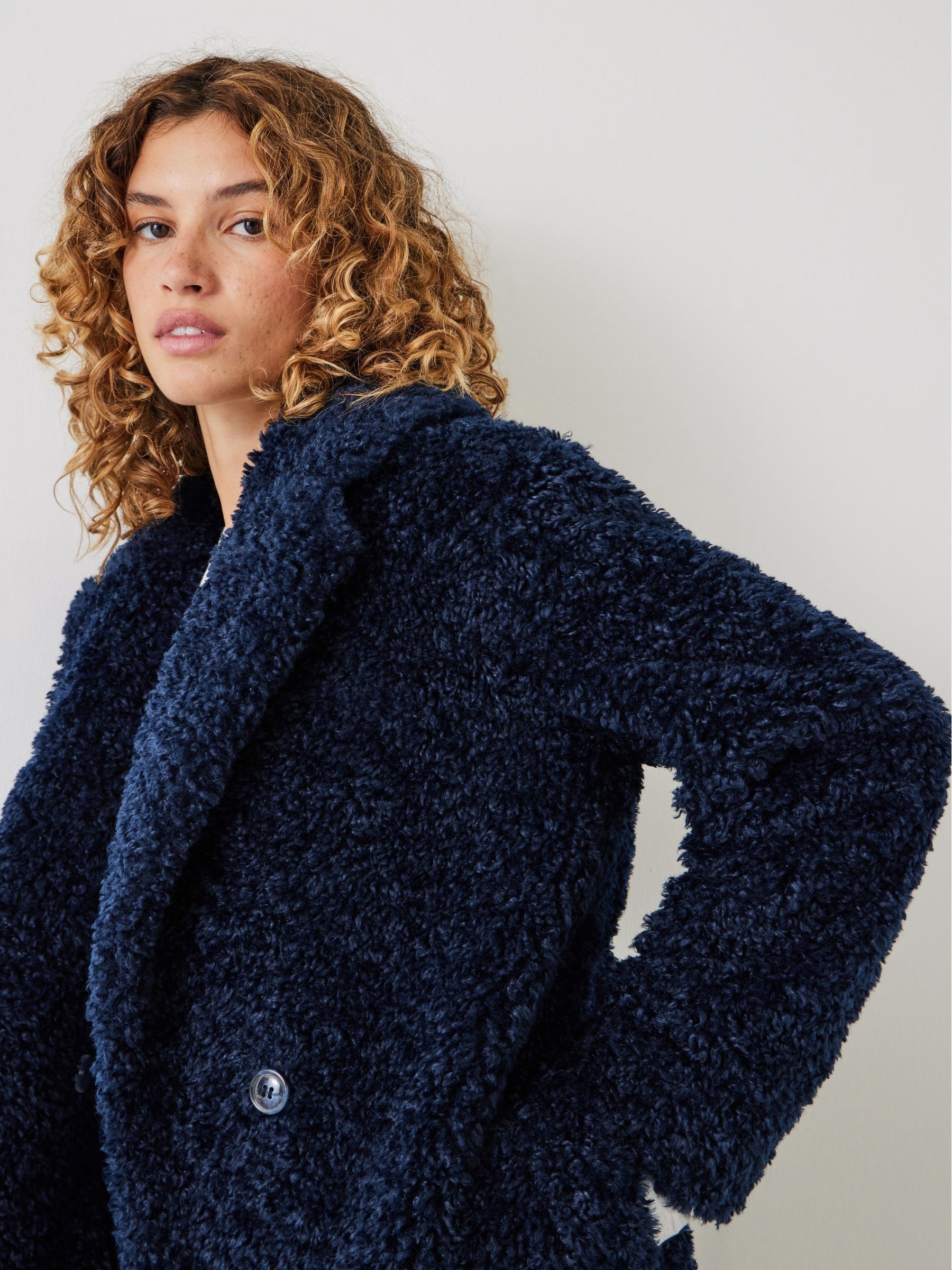Hush faux fur coat store
