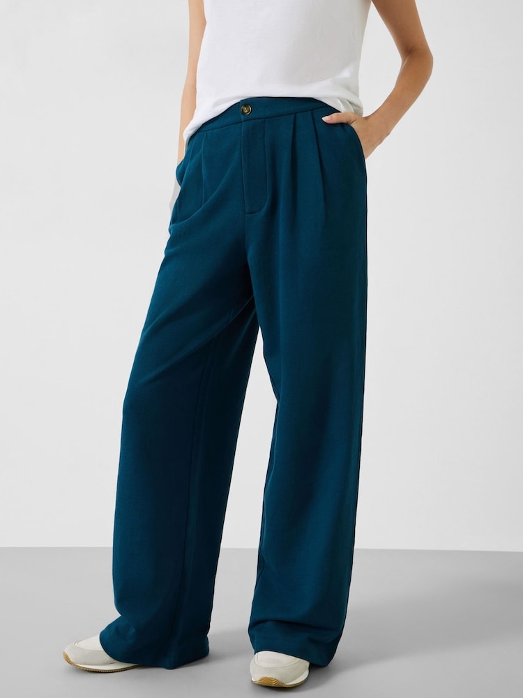 Hush Green Theo Tailored Jersey Trousers - Image 2 of 5