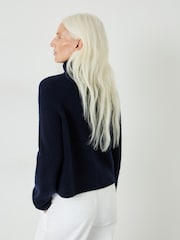 Hush Aven Strickpullover mit Rollkragen und Raglan-Ärmeln - Bild 2 von 5
