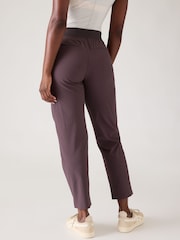Athleta Brown Brooklyn Ankle Length Utility Trousers - Image 2 of 4