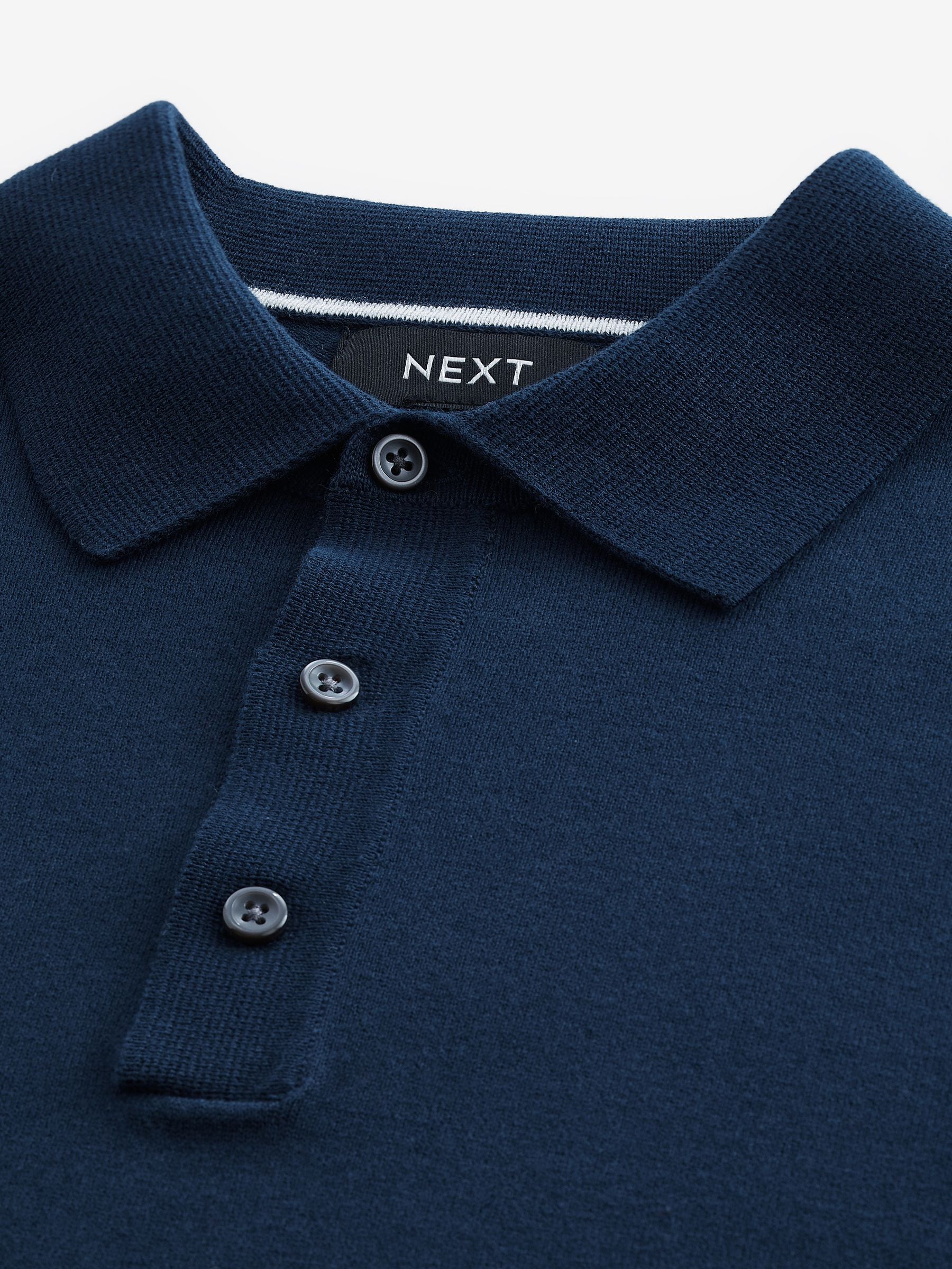 BoTT / BUTTON DOWN KNIT POLO / NAVY | Sophomore