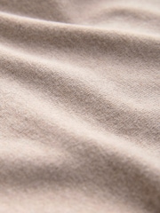 Neutral Regular Fit Knitted Long Sleeve Polo Shirt - Image 7 of 7