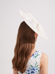 Hobbs Cream Victoria Fascinator Hat - Image 3 of 4