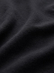 Black Regular Fit Cotton Rich Polo Neck Jumper - Image 6 of 7