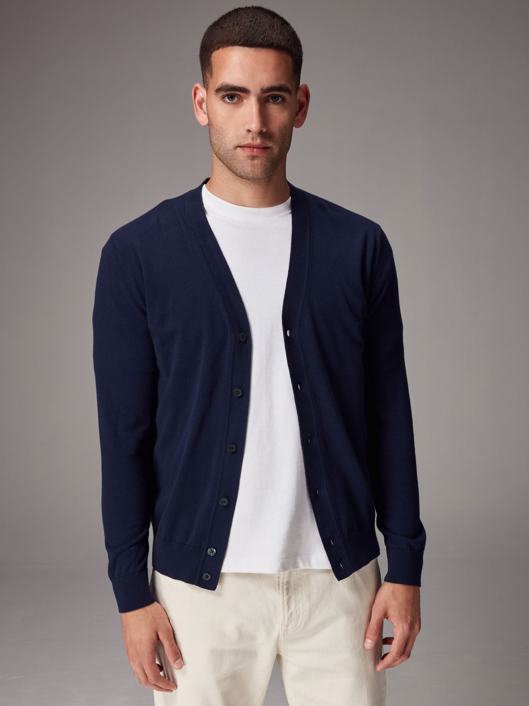 Navy blue cardigan canada store