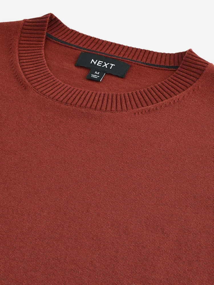 Next Level Unisex Poly/Cotton Crew Neck T-Shirt - Red, XS, 3.5 Oz Jersey