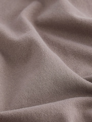 Neutral Brown Regular Fit Cotton Rich Roll Neck Jumper - Image 6 of 6