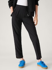 Athleta Black Brooklyn Ankle Length Utility Trousers - Image 1 of 4