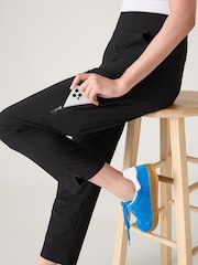 Athleta Black Brooklyn Ankle Length Utility Trousers - Image 4 of 4