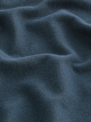 Blue Regular Fit Cotton Rich Polo Neck Jumper - Image 7 of 7