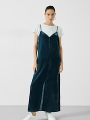 Hush Leila Midikleid mit Schlitz - Bild 1 von 5