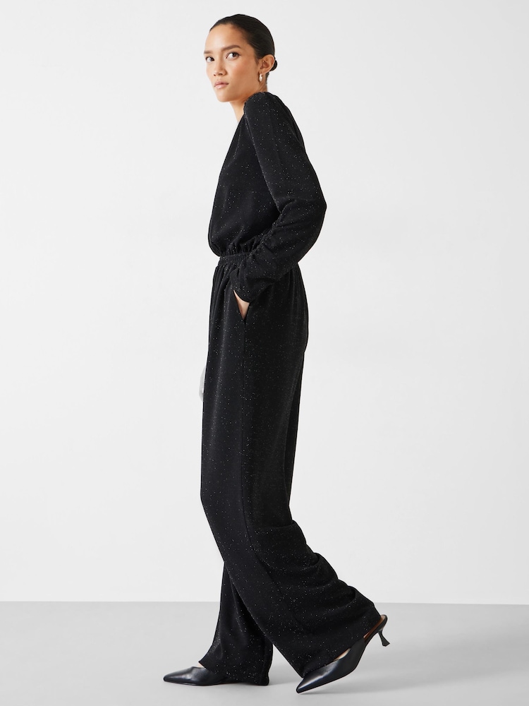 Hush Black Raye Jersey Jumpsuit - Image 3 of 5