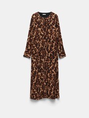 Hush Brown Nataliyah Sheer Midi Dress - Image 5 of 5