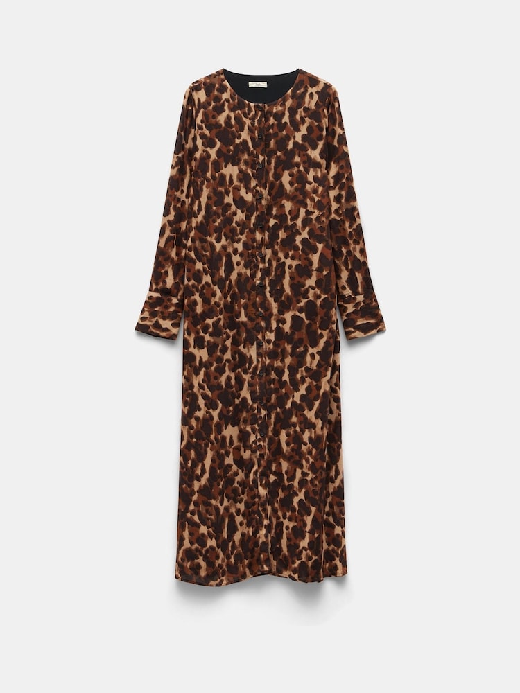 Hush Brown Nataliyah Sheer Midi Dress - Image 5 of 5