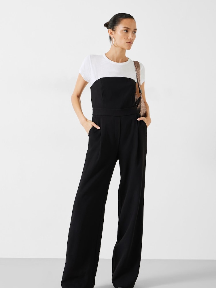 Hush Black Immy Strapless Jumpsuit - Image 1 of 5