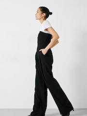 Hush Black Immy Strapless Jumpsuit - Image 3 of 5
