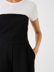 Hush Black Immy Strapless Jumpsuit - Image 4 of 5