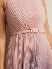 Phase Eight Pink Simara Printed Midi Dress - Image 8 of 9