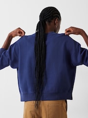 Hush Blue Roxy Metallic Star Sweatshirt - Image 2 of 5