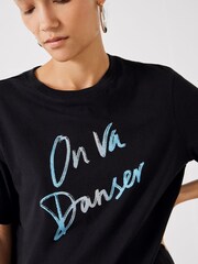Hush Black On Va Danser T-Shirt - Image 4 of 5