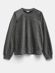 Hush Silver Darcy Raglan Sleeve Sparkle Sweatshirt - Image 5 of 5