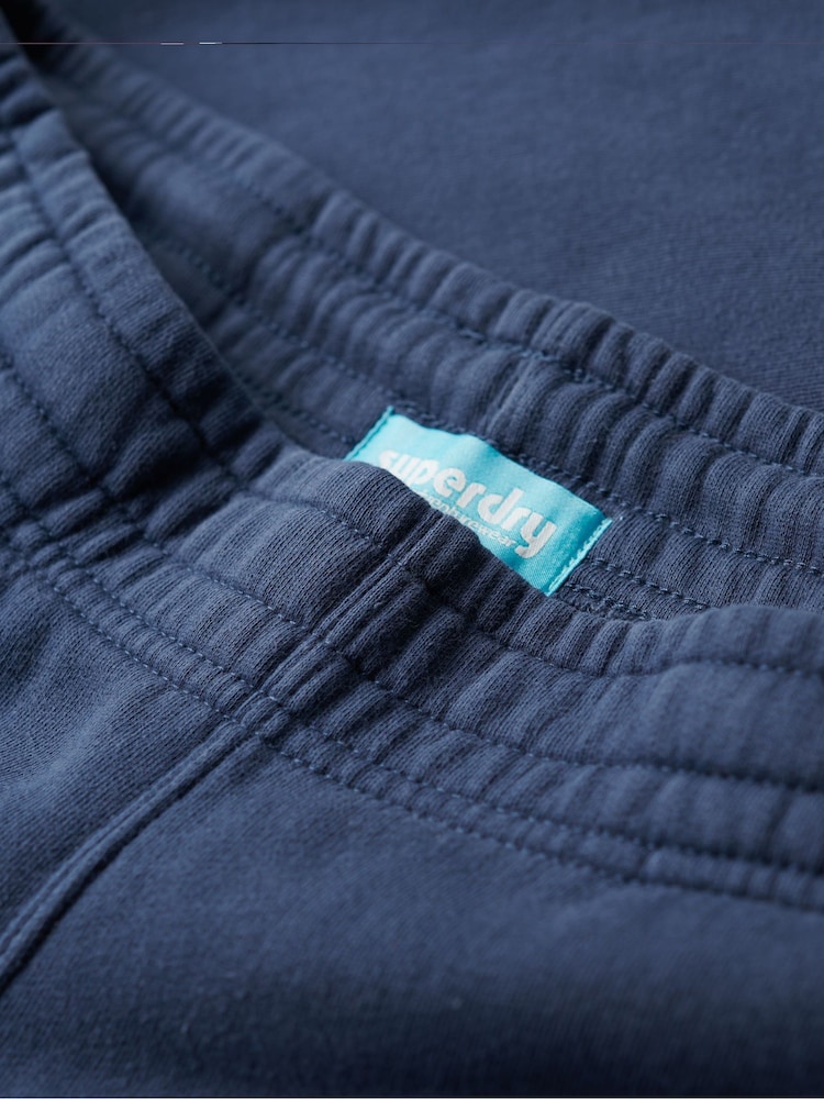 Superdry Blue Wash Straight Joggers - Image 5 of 6