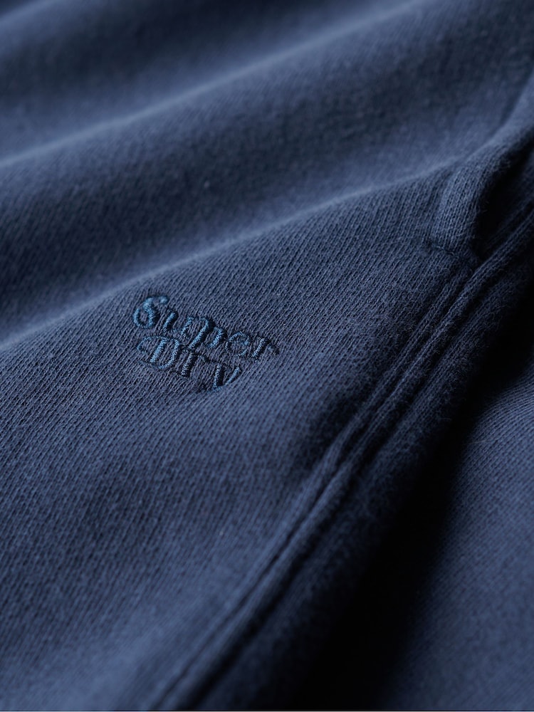 Superdry Blue Wash Straight Joggers - Image 6 of 6