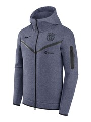 Nike Blue Barcelona Tech Fleece Zip Thru Hoodie - Image 2 of 3