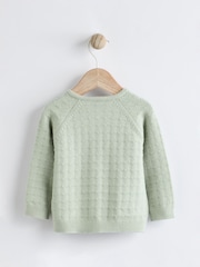 Sage Green Fairy Embroidered Fairy Cardigan (0mths-2yrs) - Image 2 of 7